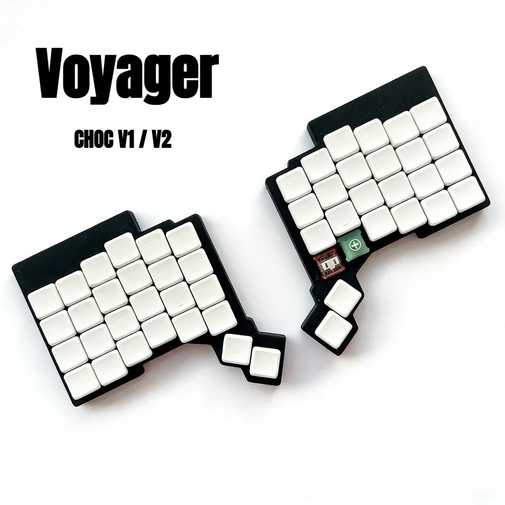 

Механическая клавиатура Voyager 4x6 Split Keyboard с низкопрофильными переключателями Choc V1/V2, кастомная RGB-подсветка, проводная, с возможностью горячей замены, QMK, комплект для геймеров