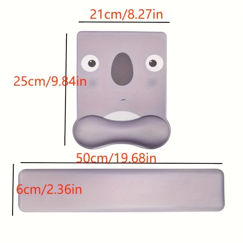

Wrist Rest Mouse Pad,Ergonomic Office Mat with Thick Sponge Support,Gaming Computer Mousepad for Carpal Tunnel Relief