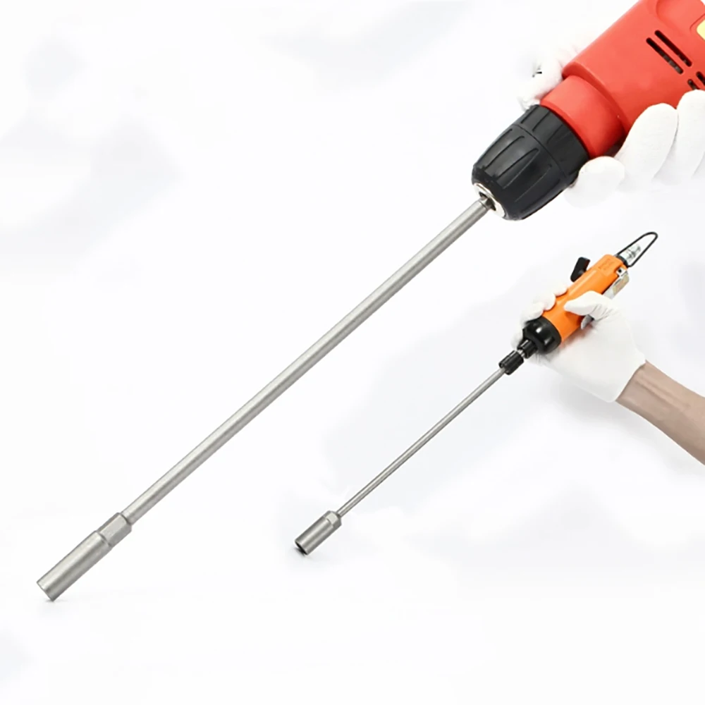 1Pcs Socket Hexagonal Pneumatic Internal Hexagonal Screwdriver 200mm Long 5.5/6/7/8-19mm Strong Magnetic Extended Electric Drill