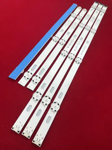 8/10Sets 7LED 830mm led streifen hintergrundbeleuchtung für LG 43LJ5500 43UJ6300 LC43490062A LC43490063A LC43490064A LC43490060A