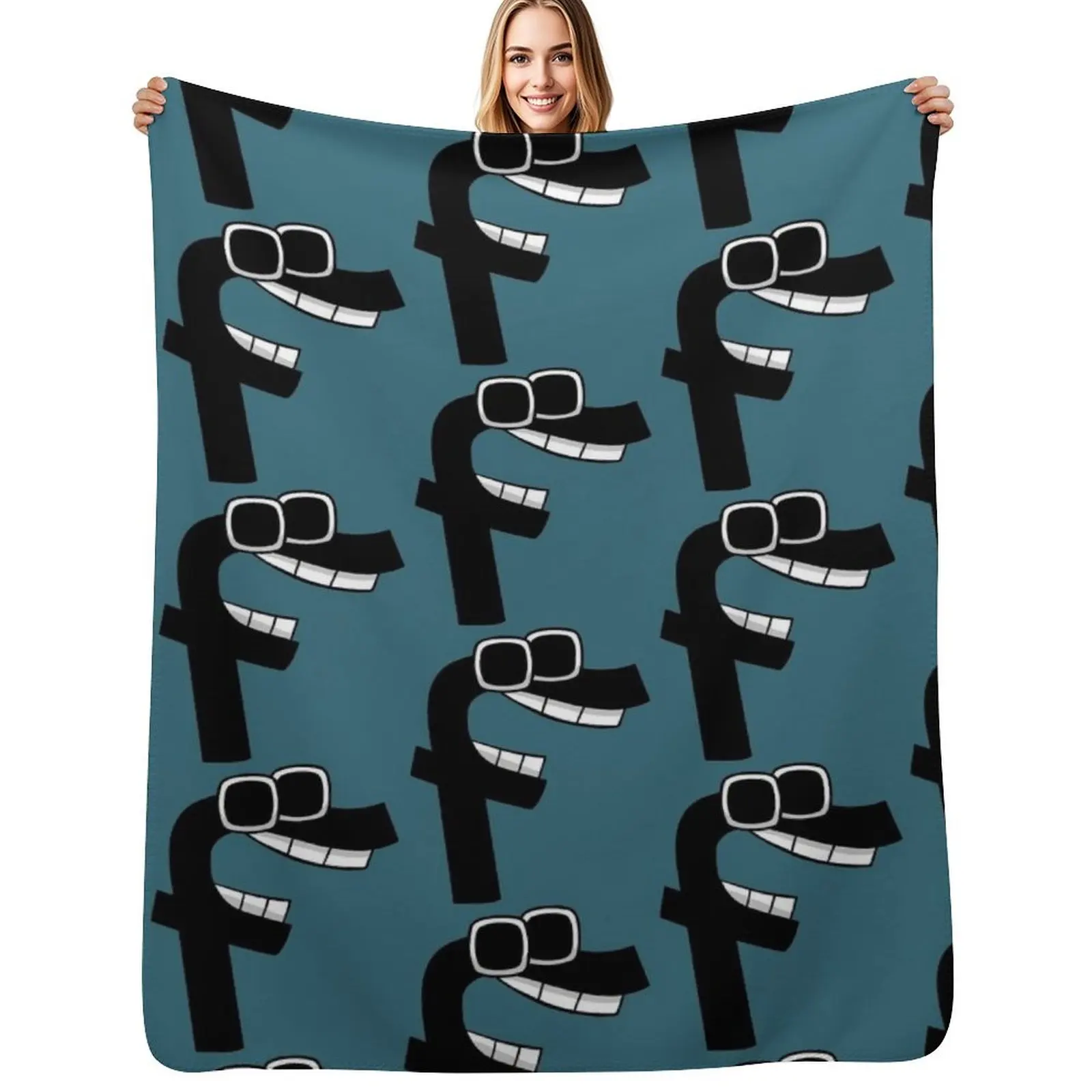 

Alphabet Lore F Cool Merch Throw Blanket Loose Blankets For Bed Bed linens Blankets Sofas Of Decoration Blankets