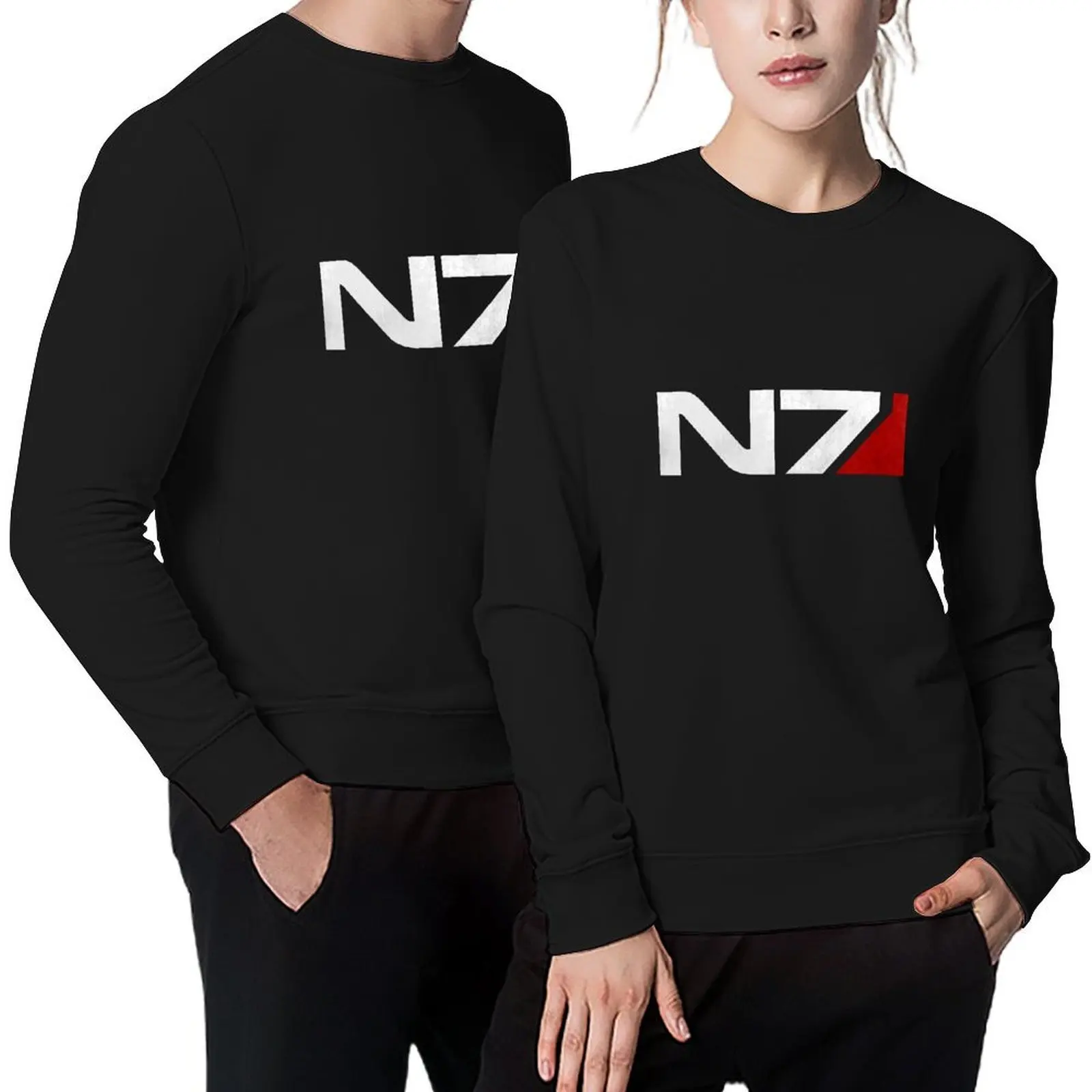 

Mass Effect N7 Pullover winter clothes mens designer clothes tracksuit korean clothes graphic sweatshirts