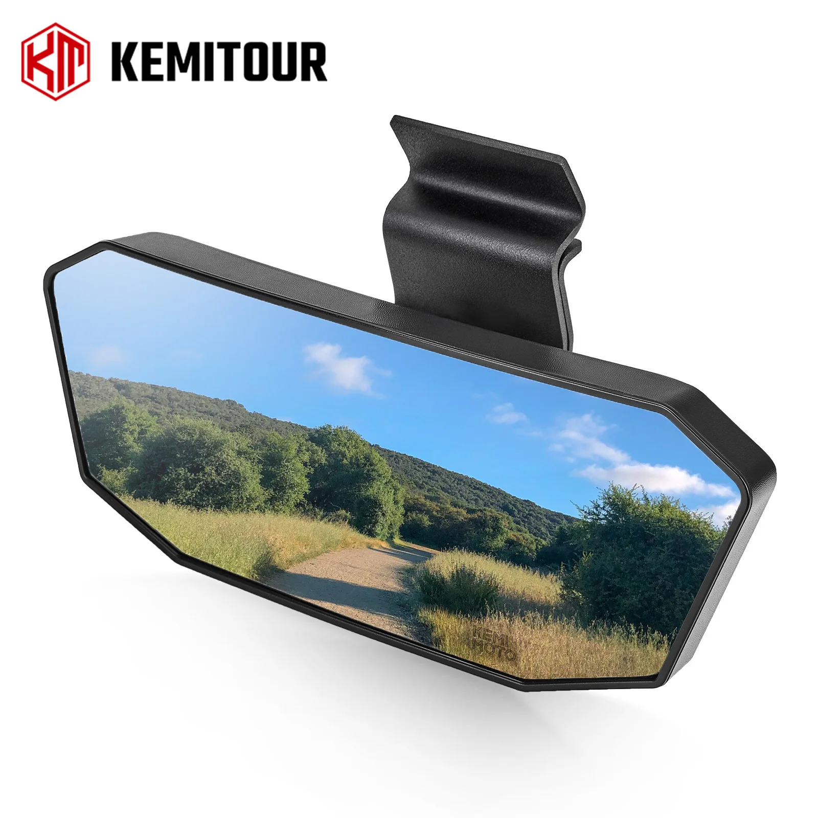 For Can-Am Defender HD 5 8 10 Max Compatible with Polaris Ranger XP 570/900/1000 Midsize Crew EV UTV Convex Rearview Mirror