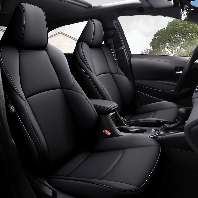 Custom Fit Car Seat Cover For Toyota Select Corolla 2019-2024 Sedan Hatchback Full Set interior Decoration - Waterproof Leather