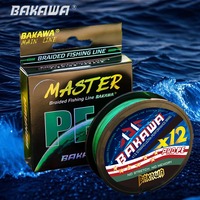 BAKAWA Japan 12 Strands Braided Fishing Line 100M Multifilament PE Sea Saltwater Weave fishing Accessories carp fishing Pesca
