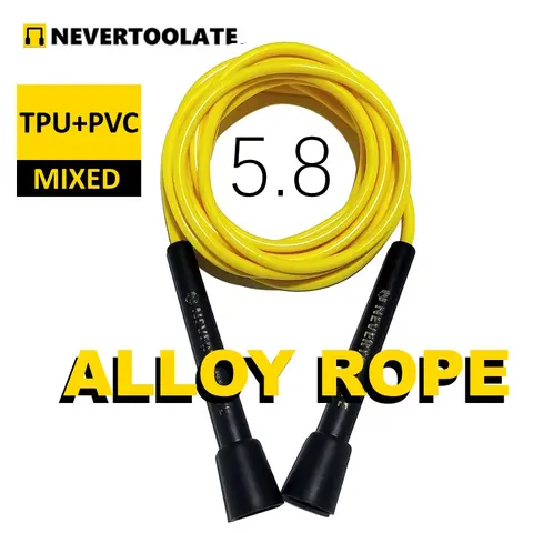 합금 로프 TPU PVC 혼합 재료, 냉기 방지, 마찰 방지, 높은 자유, 소프트 80A 코드, 점프 로프, 겨울