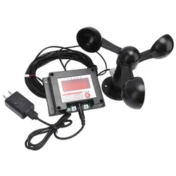 AC220V Tower Crane Anemometer Meter Wind Speed Sensor Measurement Meter Alarm