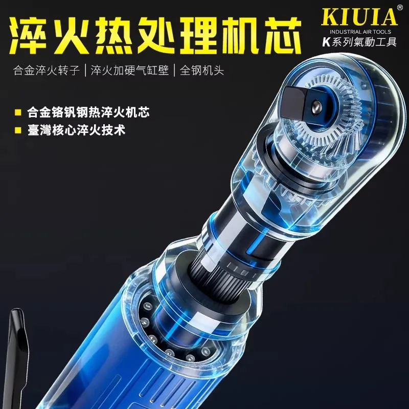 Pneumatic Ratchet Wrench 90-Degree High Torque 1/2 Inch 3/ 8inch L Right-Angle Small Air Impact Wrench Pneumatic Tool