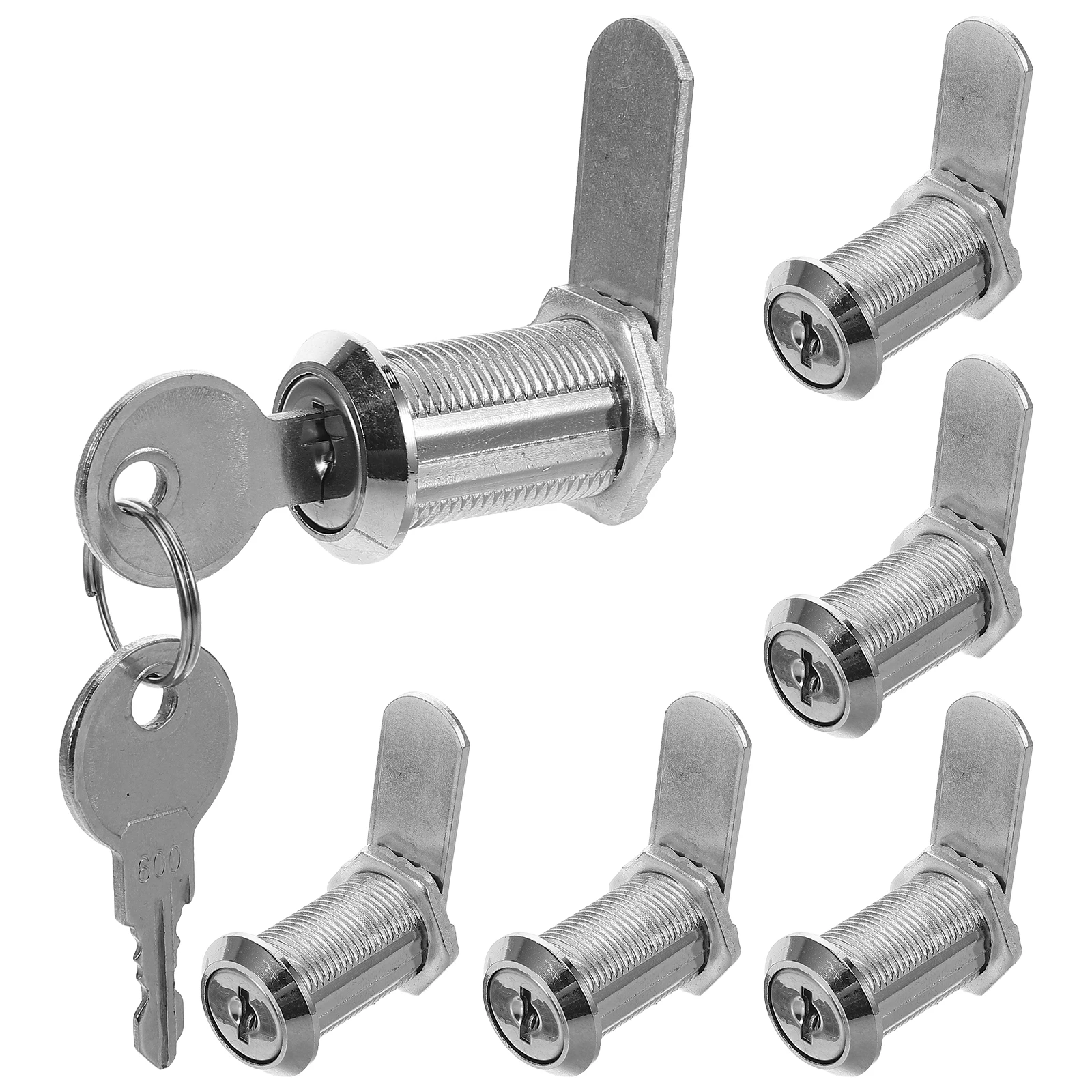

6 Set File Cabinet Locks Drawer Kitchen Tool Mail Box Replacement Metal Keys Office Furniture Cylinder Door Hardware Storage