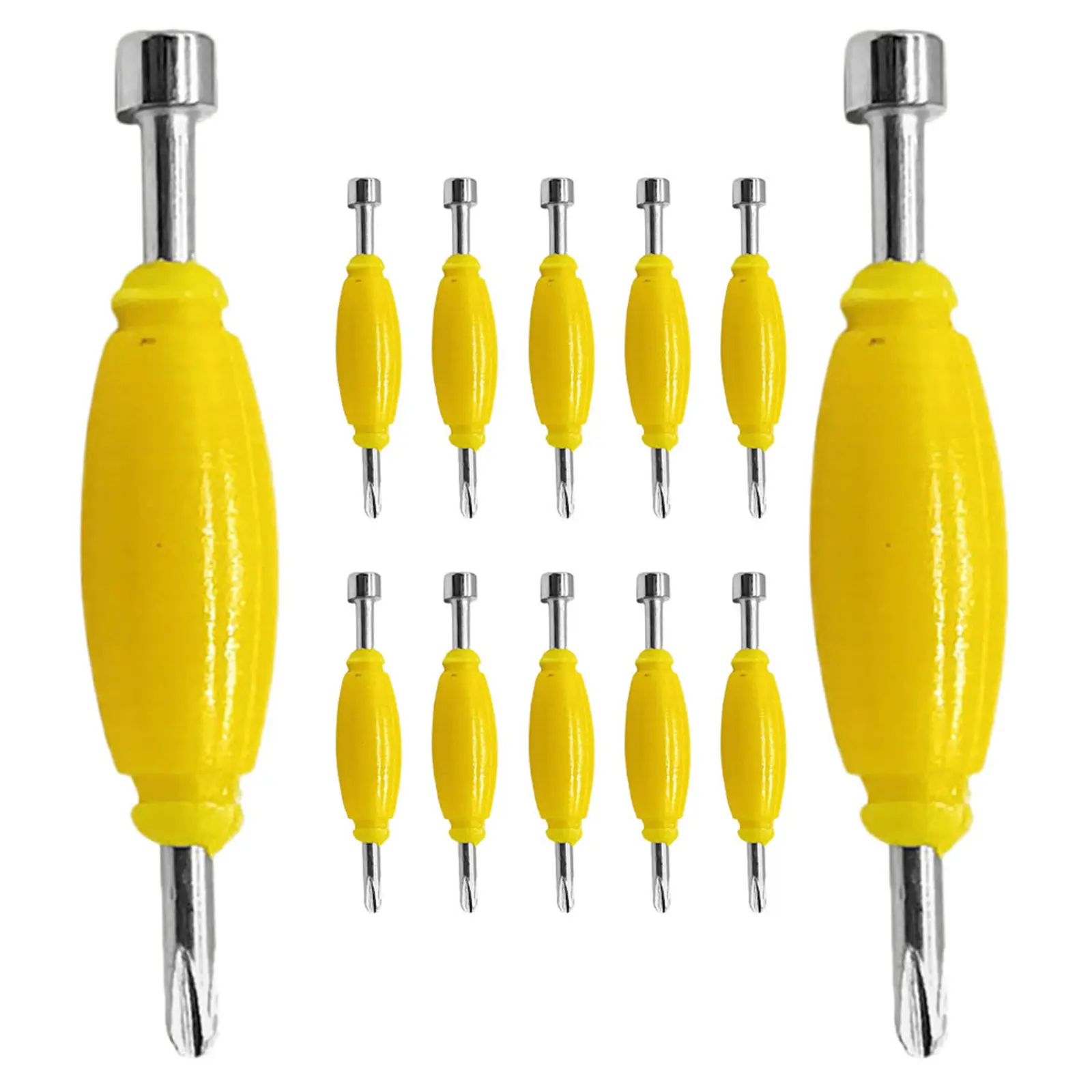12Pcs Mini Screwdriver Set Fingerboards Screwdrivers Dual Head Design Universal Fit for All Finger Skateboard Brands Repair Kit