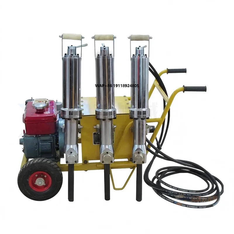 Hydraulic Stone Cutter Rock Splitter Machine for Cement Pile Head Breaking Static Blasting Mining Including Pump Motor