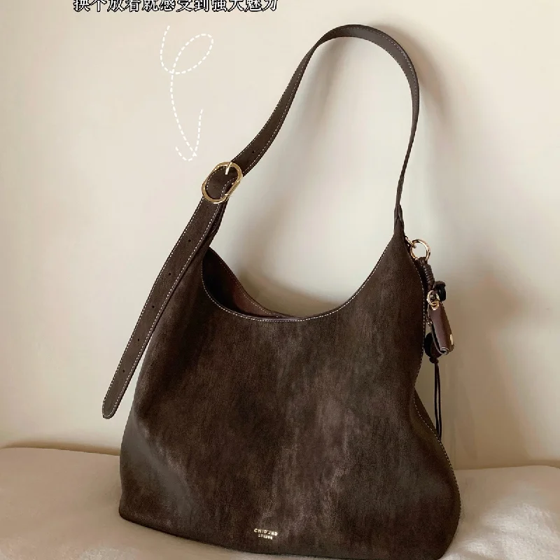 

Новая модель 2026 года: Сумка-тоут Autumn Mist Light для женщин, вместительная сумка для работы и повседневного использования, на плечо и через плечо