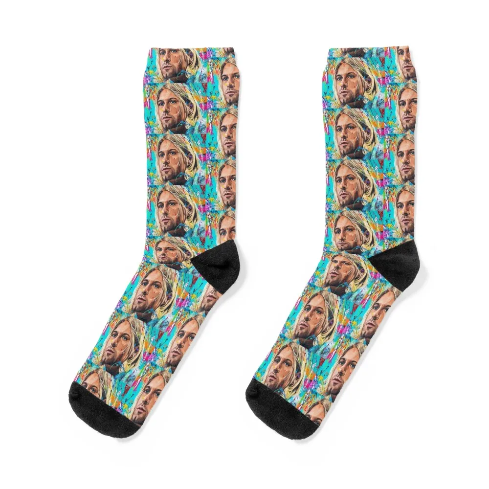 Colorful Kurt cobain Socks