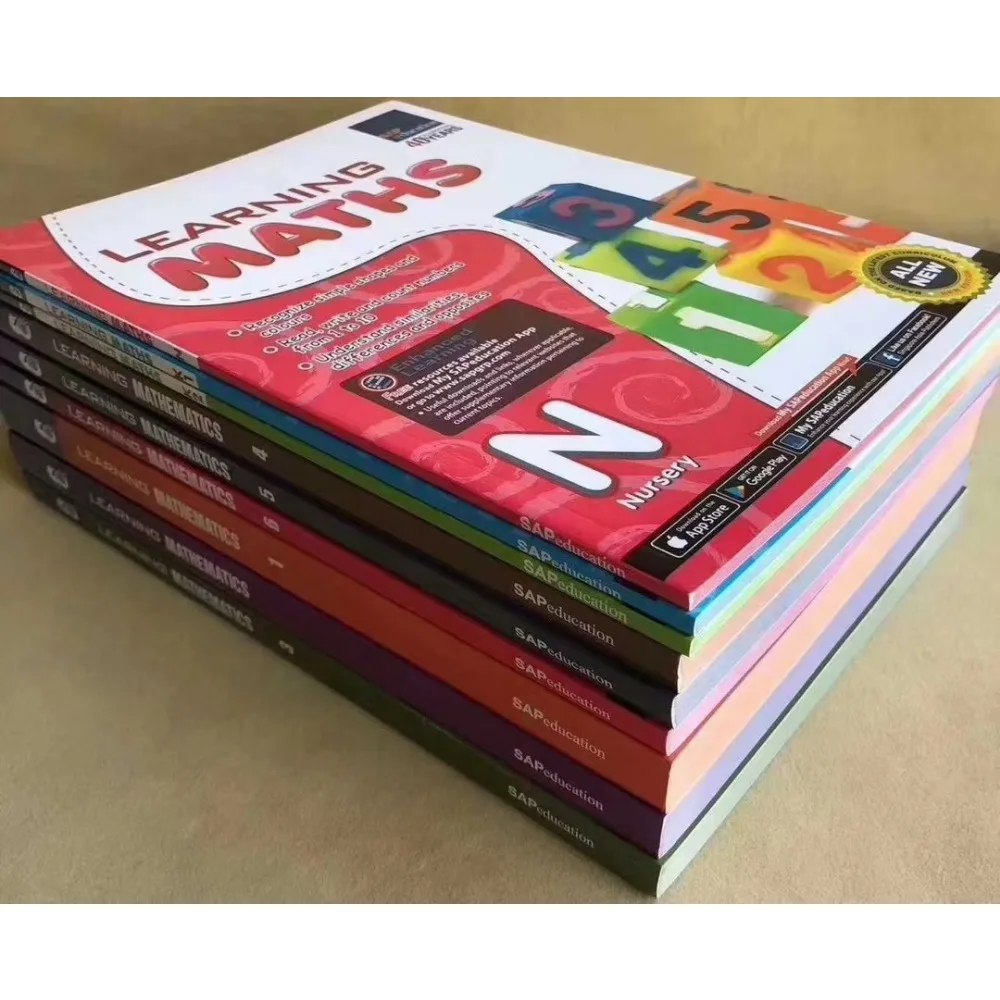 1 Book Sap Learning Mathematics Book Grade 1-6 Children Learn Math Books Singapore Primary School Mathematics Textbook