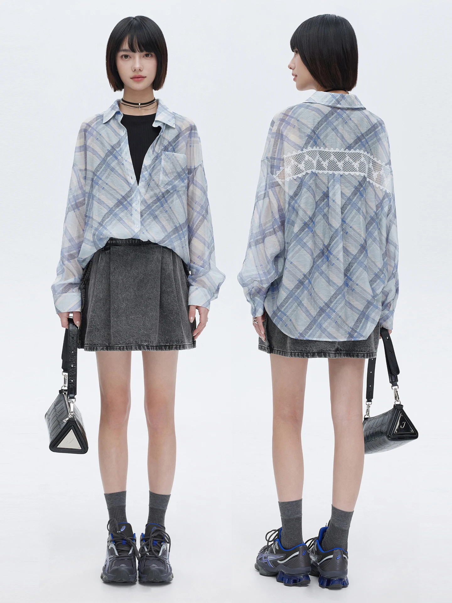 

Женская повседневная свободная рубашка-миди Queen Lenzing из льна с кружевным принтом, длинными рукавами, тонким воротником, на пуговицах, с кружевными вставками и пэчворком