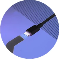 【W3】Mobile Type-C Charging Port Adapter 60W Fast Charging Does Not Affect Playing Games Tablet Converter FPC Elbow Soft Cable