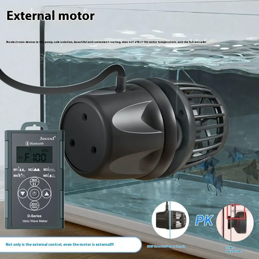 110-240V nuevo jecod jebao bomba de onda fuera del cilindro DMP acuario coral bomba de onda inteligente oxigenación conexión Bluetooth