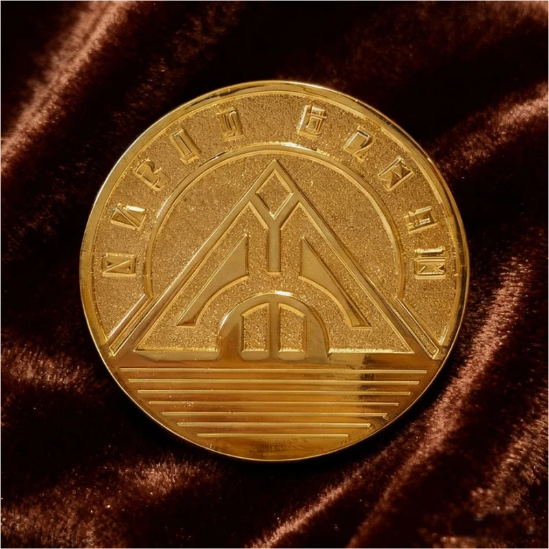 جديد ليكون هيرو X الاتحاد عملة ذهبية كوس X معدن عملة ذهبية الدعامة أنيمي المنتقة السلع هدية عيد ميلاد