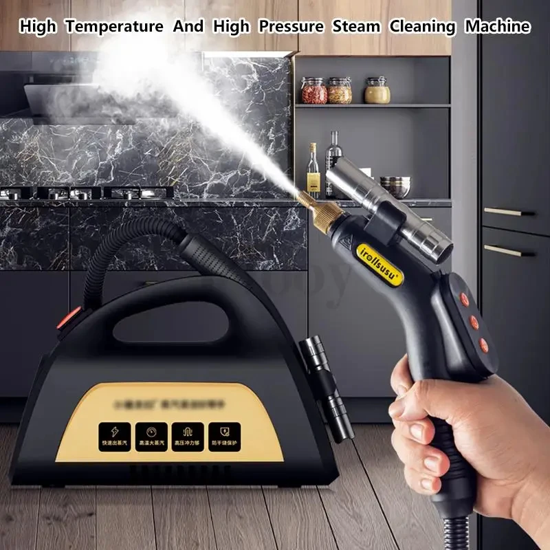 100° High temperature Steam Dishwasher Steam Efficient Deep Cleaning 3000W Powerful Steam Cleaner For Air Condition Car Kitchen