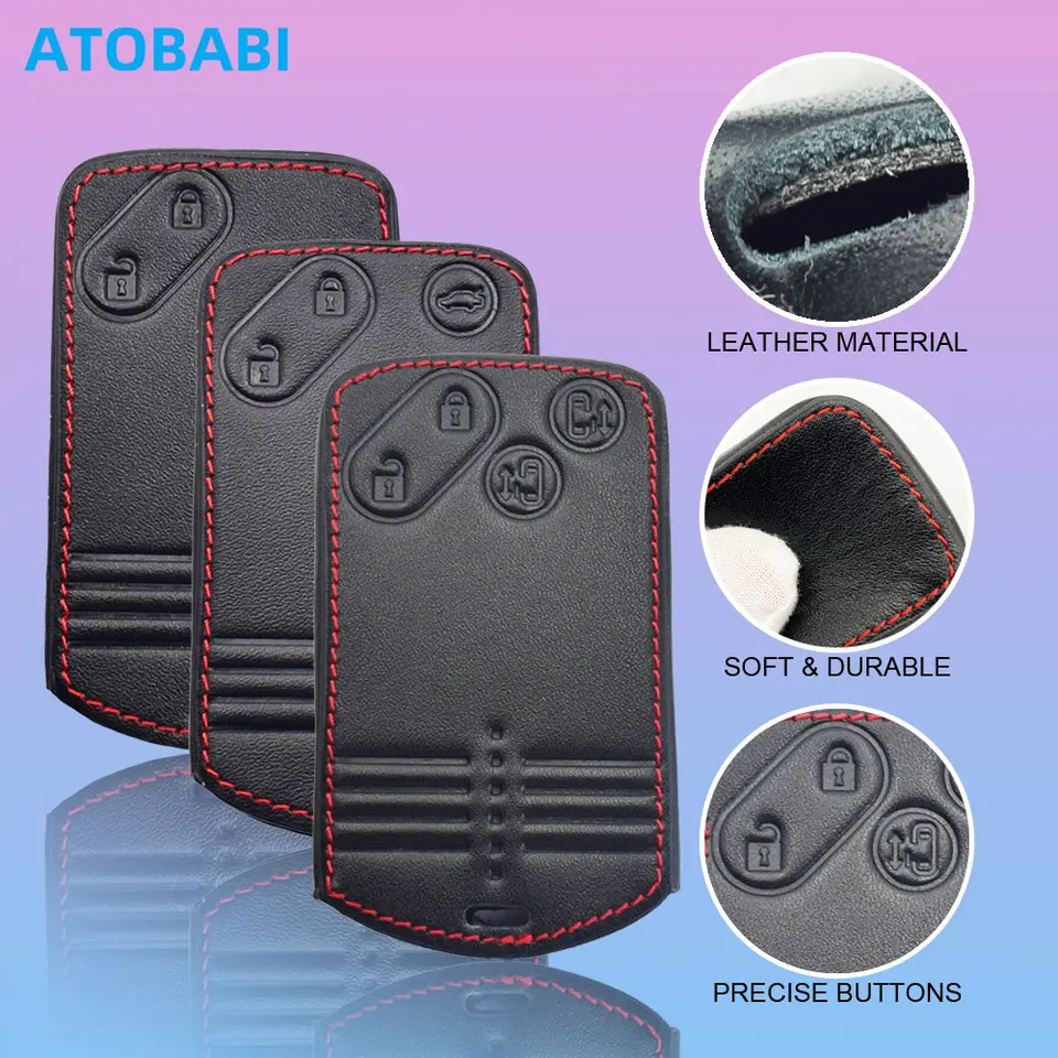 Leather Key Cover for Mazda CX-7 CX-9 MX-5
