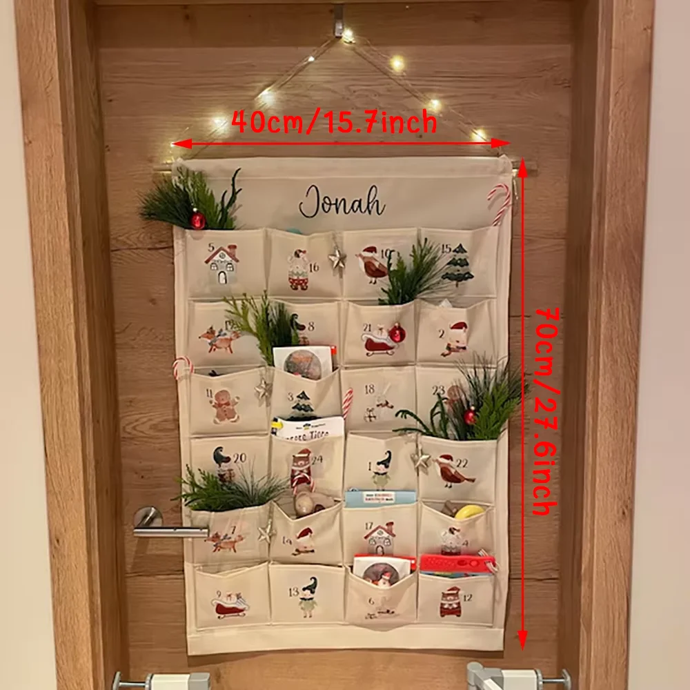 Custom Name Hanging Fabric Adv - Mens Grooming Advent Calendar ulasan dan harga