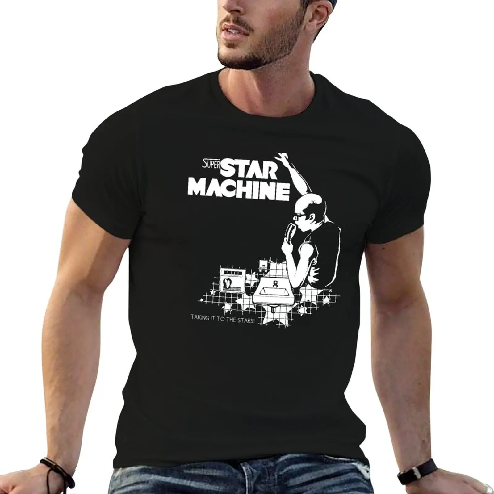 Superstar Machine T-Shirt baggy shirts blanks customs shirts graphic mens t shirt graphic