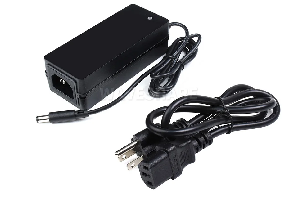 Imagem -04 - Waveshare-cn us eu Adaptador de Alimentação Tomada dc Curto Circuito Sobretensão Sobrecorrente 45w 19v 2.73a od 5.5 mm id 2.5 mm