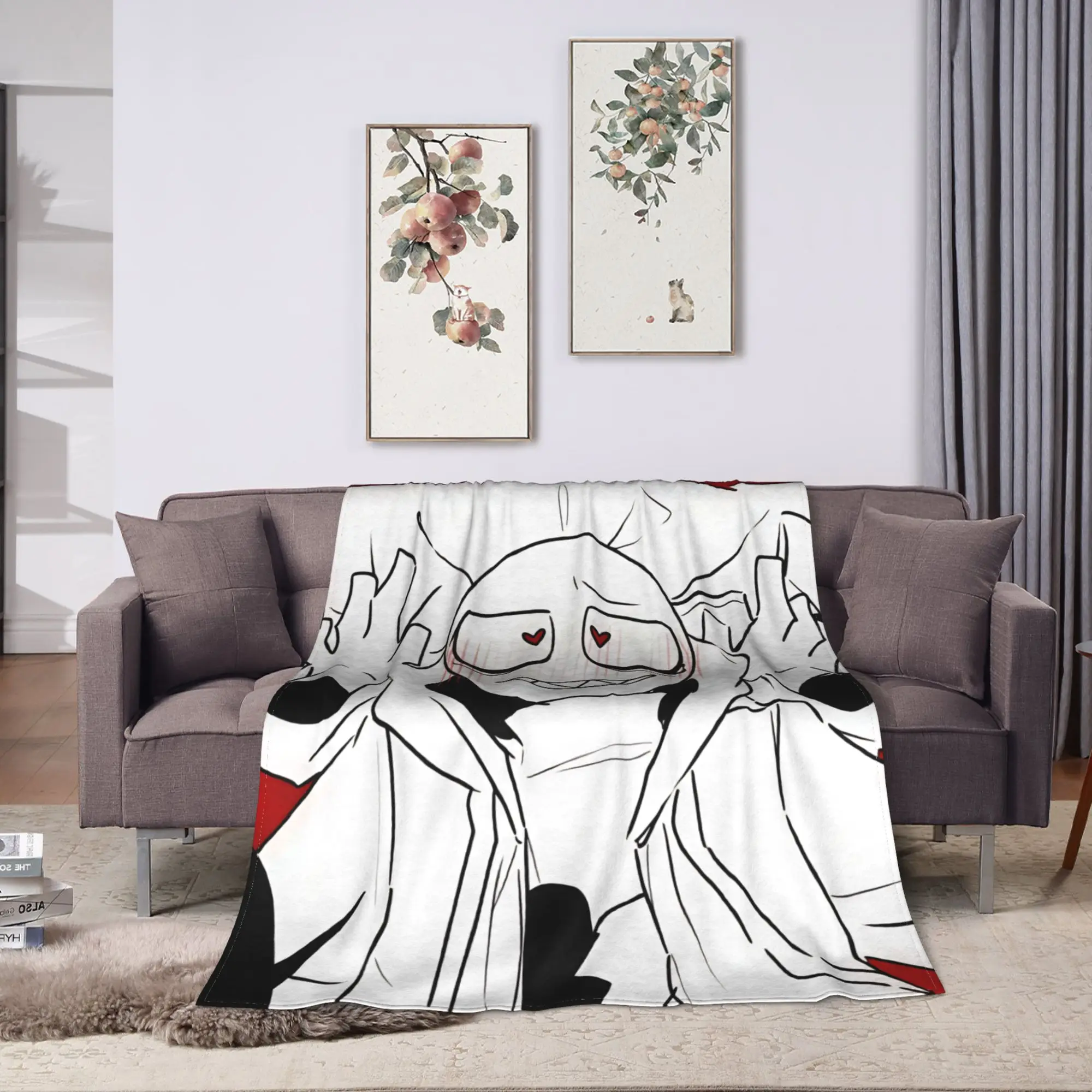 Peter Game Y-Your B-Boyfriend Blanket  Picnic Flannel Bedding Throws For Outdoor Super Warm Custom DIY Quality Bedspread