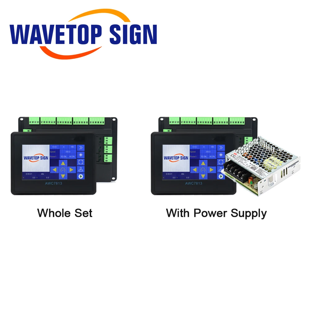 Trocen AWC7813 AWC708S Co2 Laser Controller System for Co2 Laser Engraving Cutting Machine Replace 7AWC708C Lite ruida Leetro