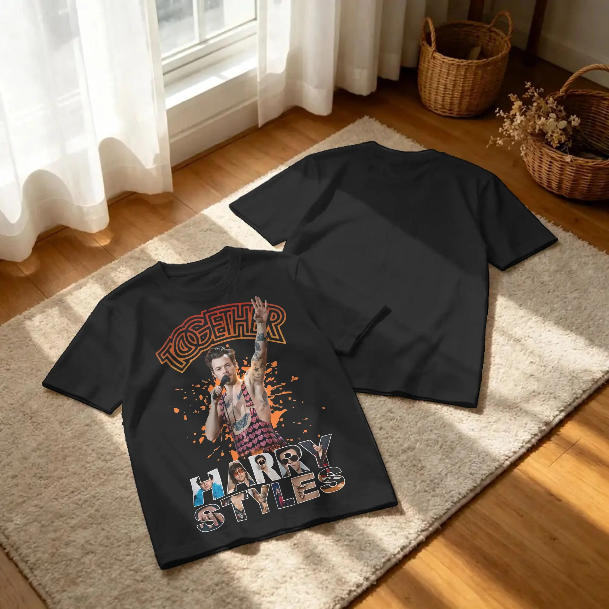 Harrys Styles Together Tour 2027 T Shirts for Men Women Cotton Unique T-Shirts O Neck  Tees Short Sleeve Clothes 4XL 5XL