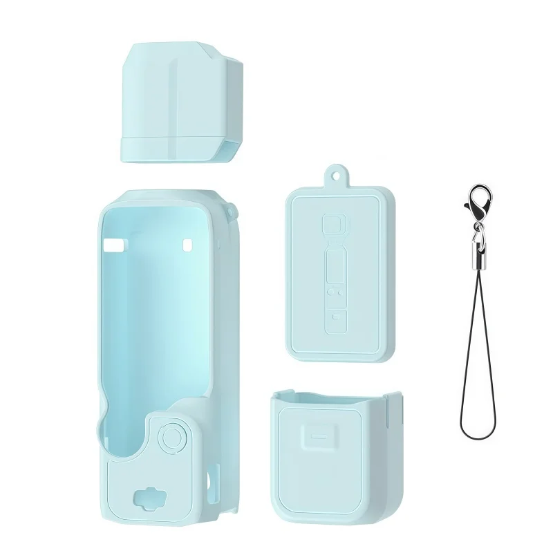 Schutzhülle für DJI OSMO Pocket 3 Silikon-Schutzabdeckung Kratzfester Objektivdeckel-Schutz für Pocket Case Kamera-Gehäuse Zubehör
