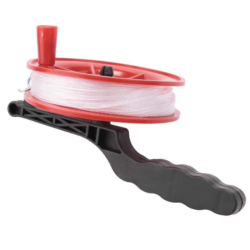 

100M Twisted String Line Red Wheel Kite Reel Winder