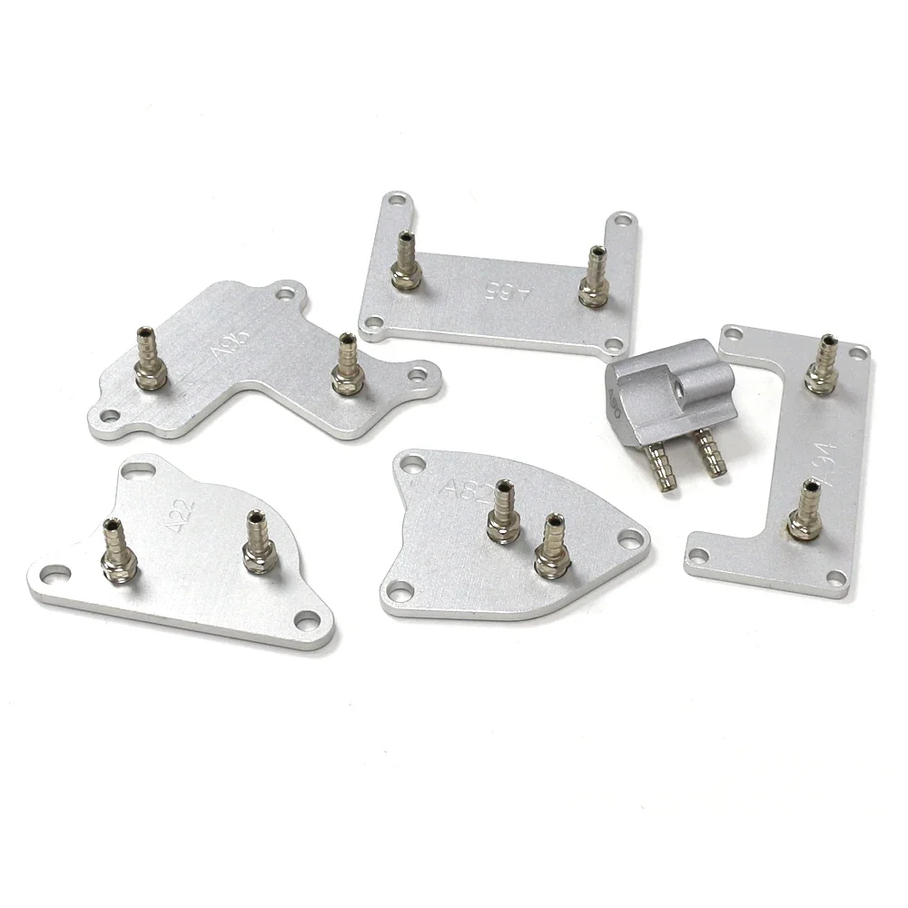 130 قطعة موصل تغيير زيت ناقل الحركة 130 قطعة محول فلوشير ATF موصل ألومنيوم #3