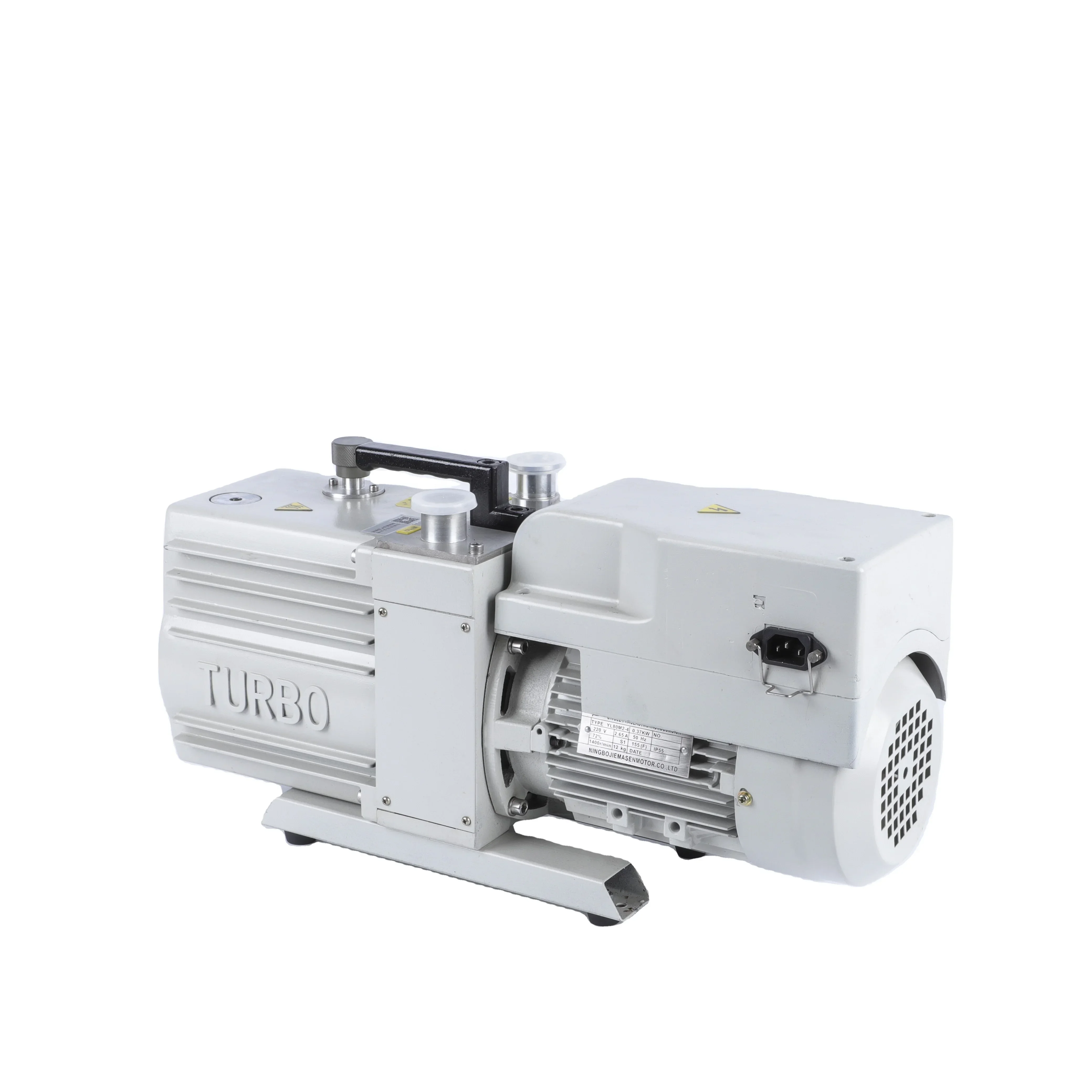 T16D Pompa per vuoto a scorrimento secco senza olio Pompa a palette rotante Turbo T leggera portatile da laboratorio ad alta pressione per attrezzature scientifiche