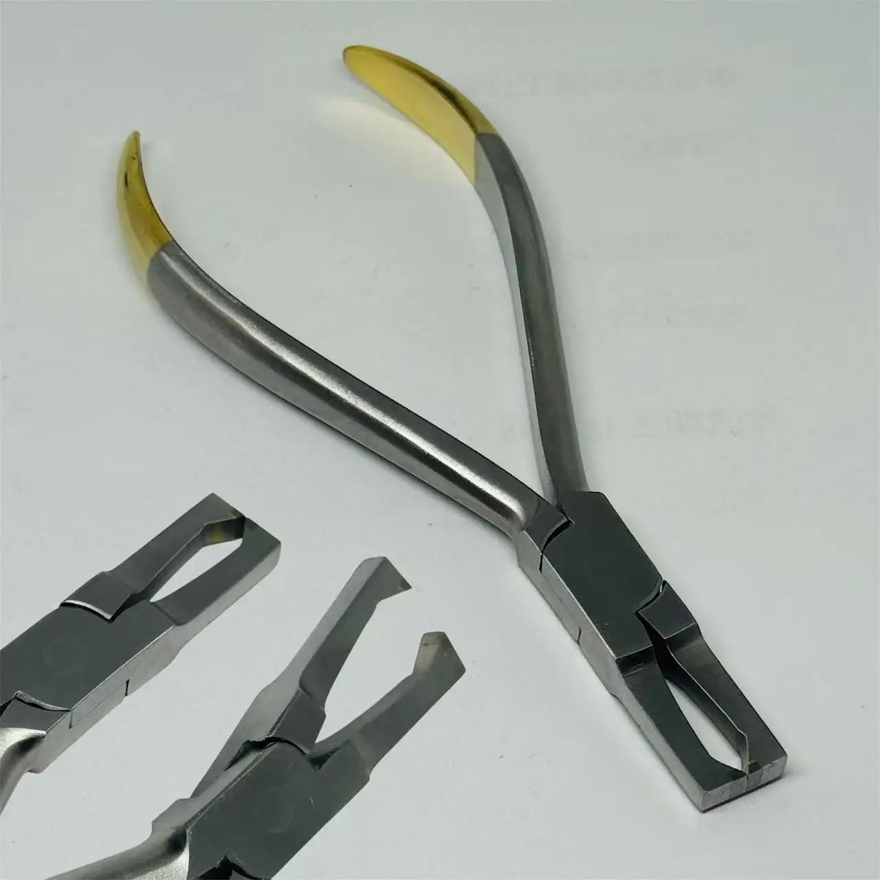 DENILK Zahnärztliche Zange Kieferorthopädischer Drahtschneider Distaler Endenentferner Zahnspangen-Entfernerzange Edelstahl Zahnärztliches Instrument