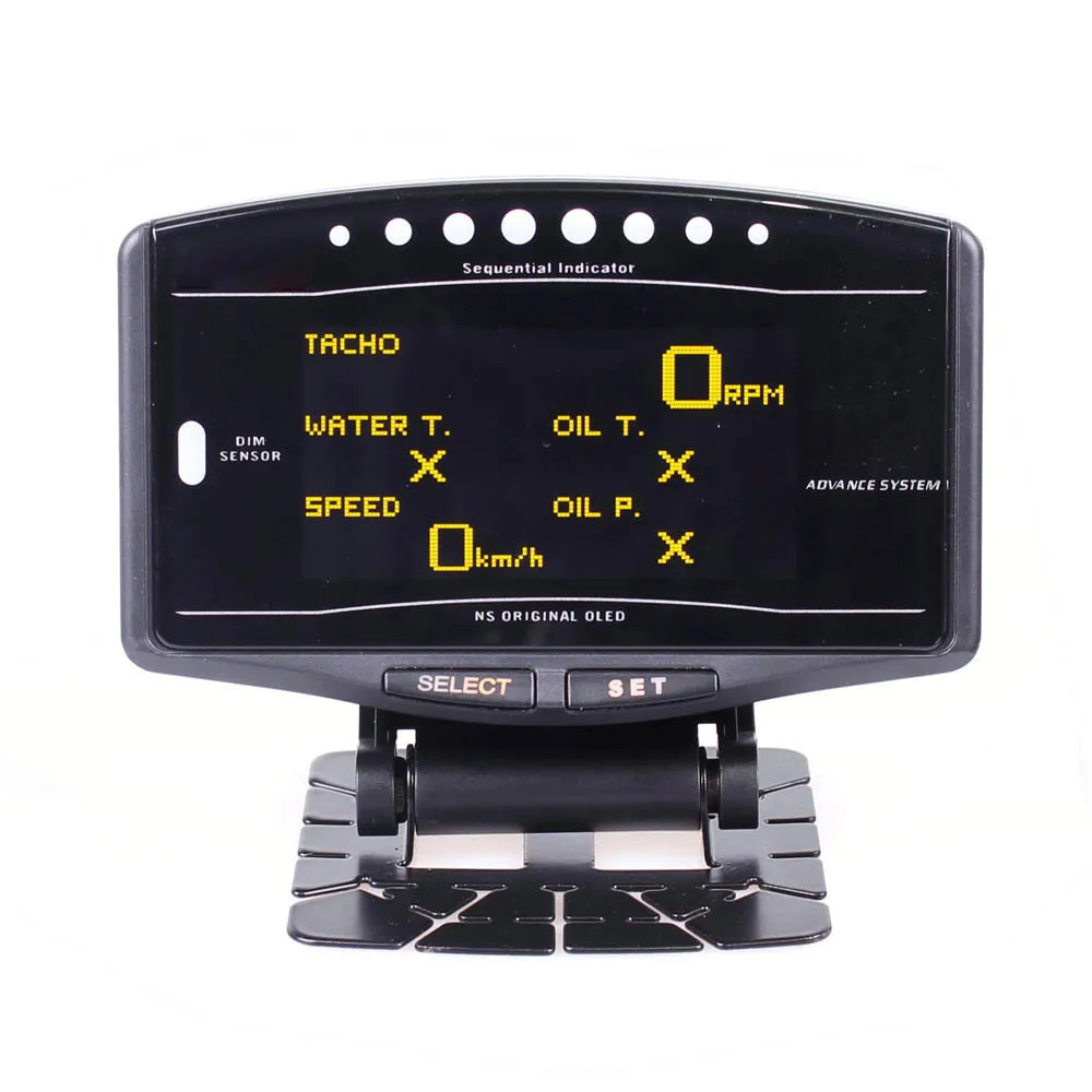 

Universal Auto gauge 10in1 New Version DEFII Advance ZD Link Meter Digital Tachometer volt speed water temp oil press boost