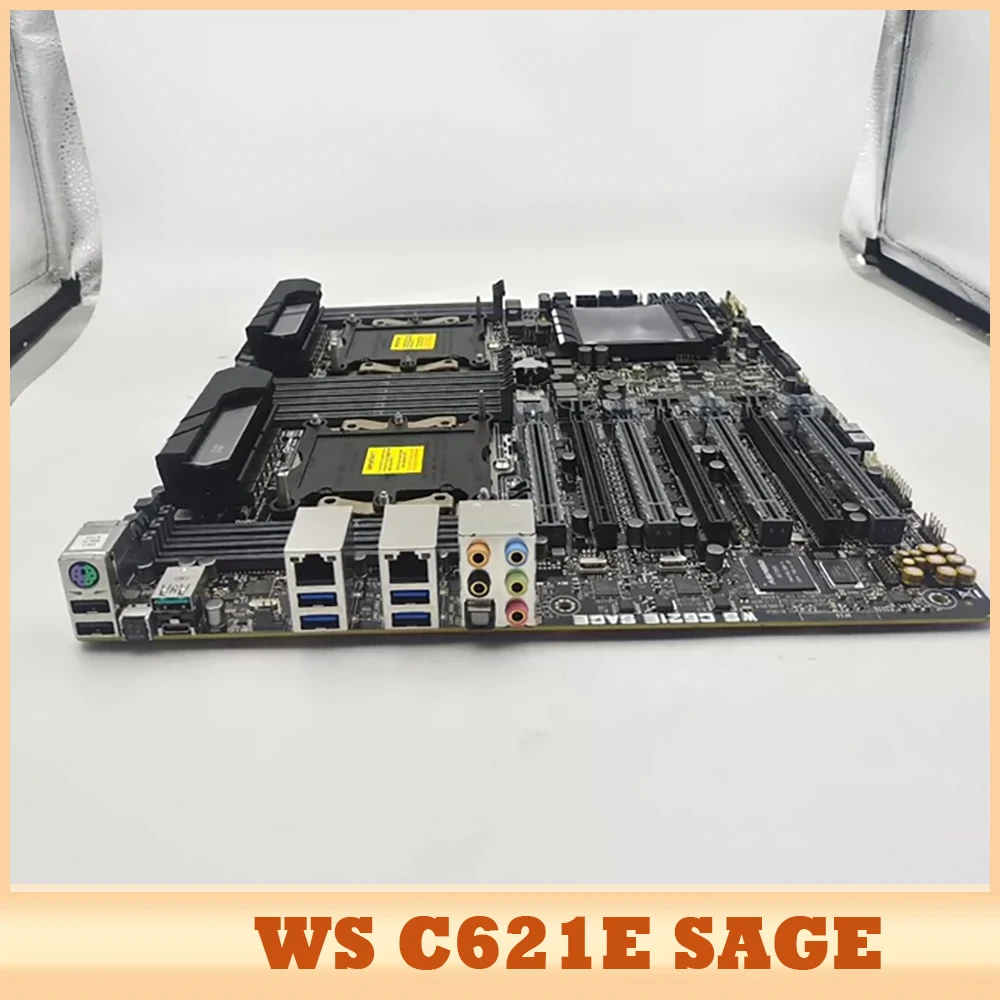 For AS-US Motherboard LGA3647 Support 1st/2nd Gen. Xeon Scalable Processor Family 4-way WS C621E SAGE