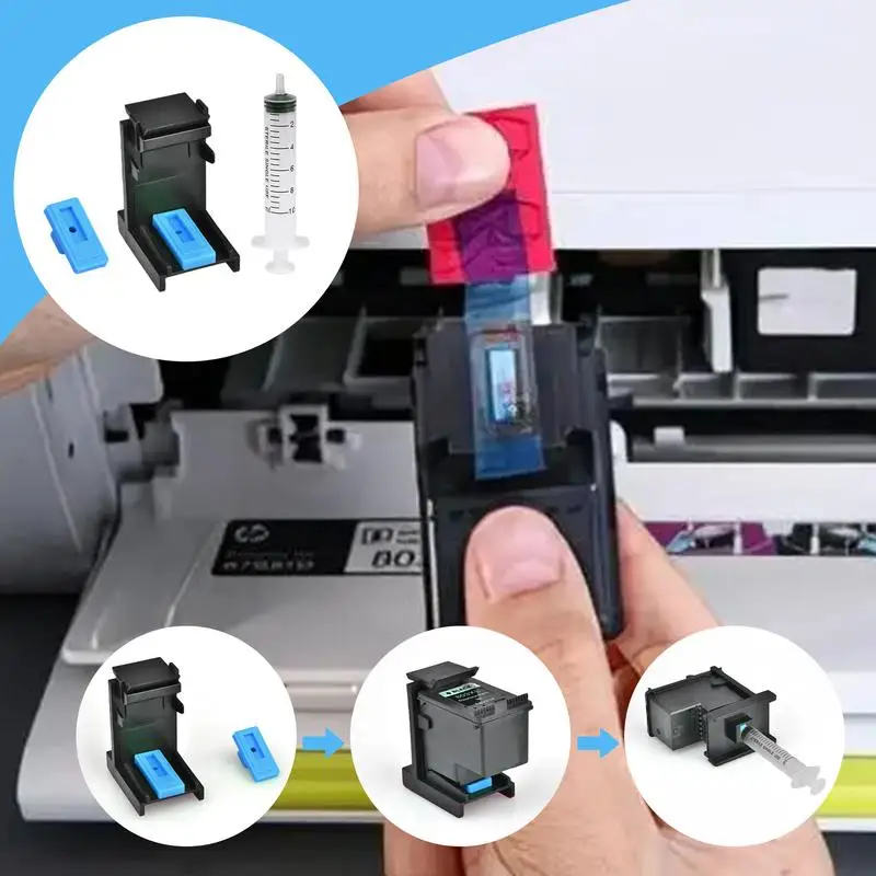 Inkt Navulling Gereedschapsset Spuit Gereedschapskit Inktcartridge Houder Inkjet Printer Cartridges Navullen Gereedschap Handige Inktcartridge Tool