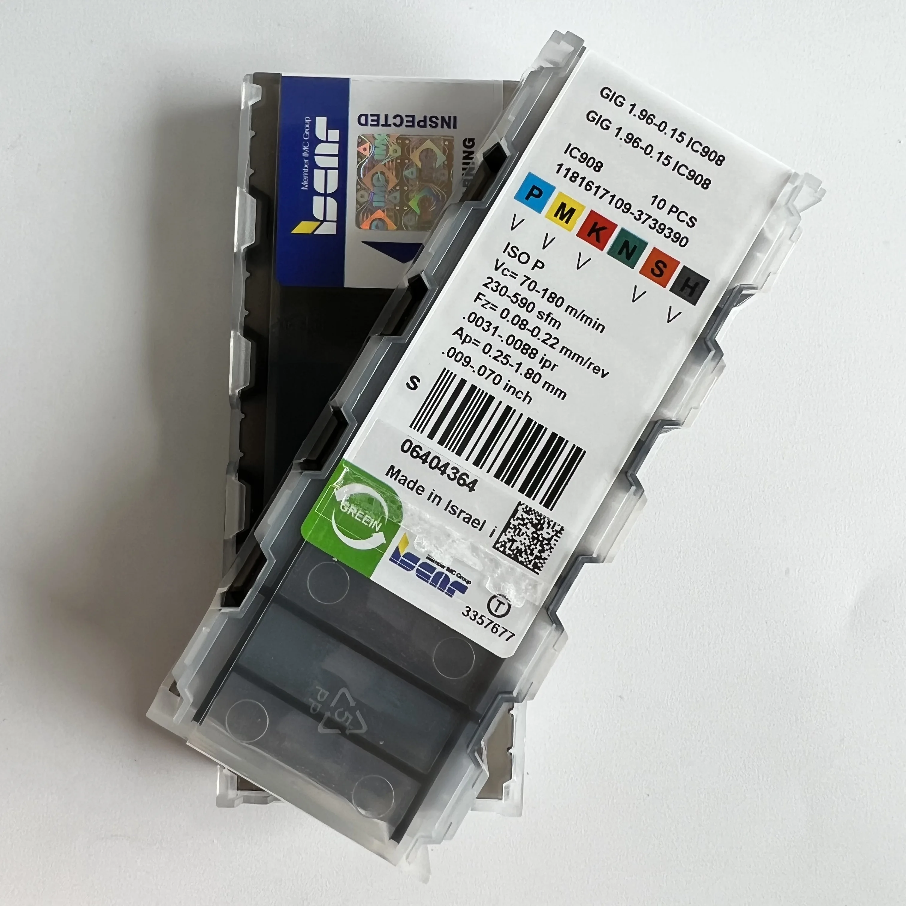 

GIG1.96-0.15 IC907 carbide inserts for lathe GIG1.96-0.15 IC908