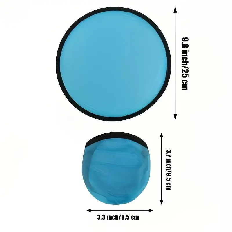 5/10Pcs Multifunctional Foldable Hand Fan Portable Pocket Fan 2 In 1 Flying Disc for Kids Adult Camping Party Summer