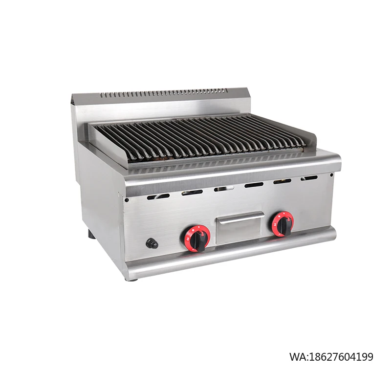 

Gas Rock Barbecue GrilL Commercial Barbecue Grill Kitchen Restaurant