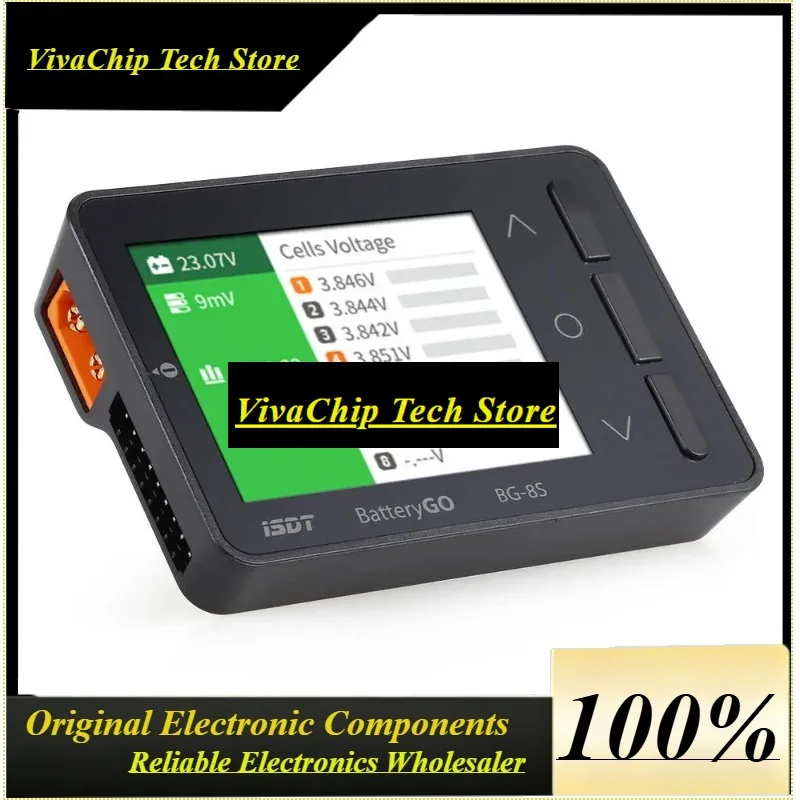 VivaCS1pcs For ISDT BattGo BG-8S Smart Battery Checker Balancer Receiver Signal Tester Quick-Charge Function