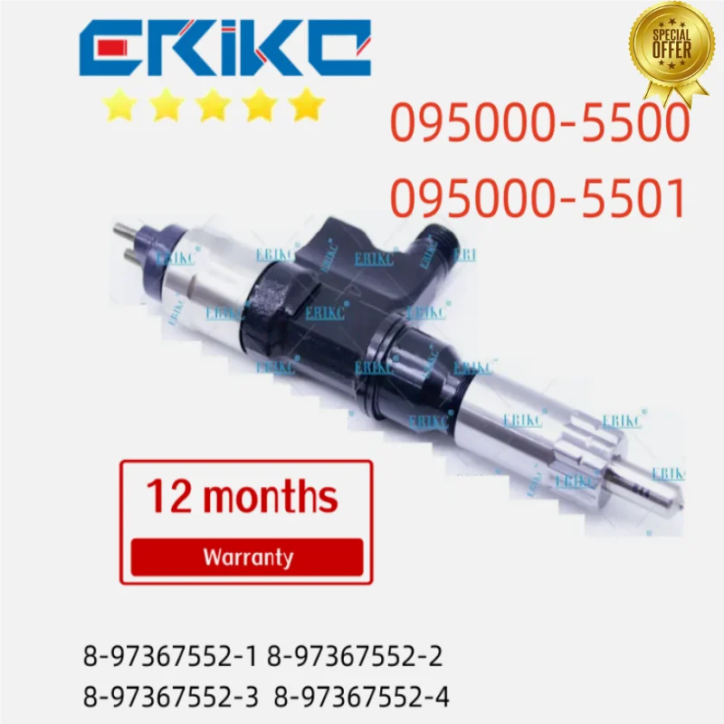 

095000-550# Auto Fuel Injector 8-97367552-1 8-97367552-2 8-97367552-3 8-97367552-4 095000-5501 for ISUZU