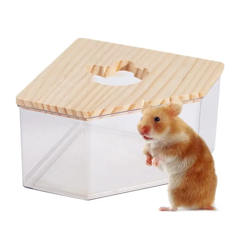 Hamster Sand Bath Box Large Capacity Pet Hamsters Bath Box Gerbil Shower And Digging Room Small Animals Toilet For Balcony