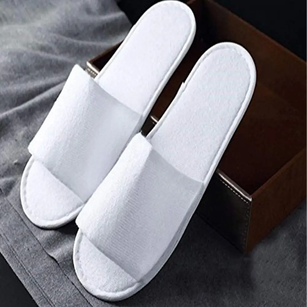 1pcs Hotel Hotel Slippers Thickened Disposable Home Hospitality Slippers Soft And Comfortable Slippers