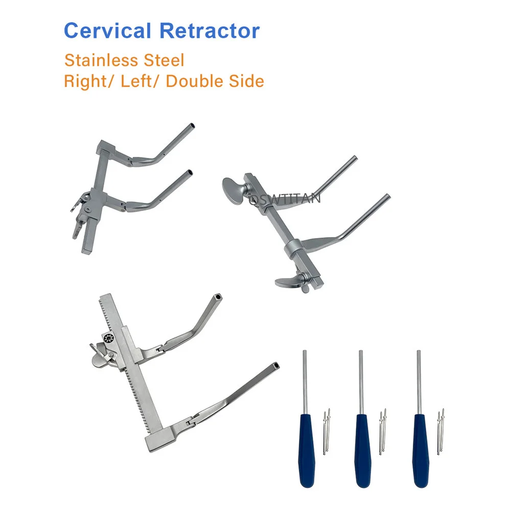 Imagem -06 - Distrator Cervical Ortopédico de Retrator de Vértebra Instrumento Cirúrgico Autoclavável Aço Inoxidável