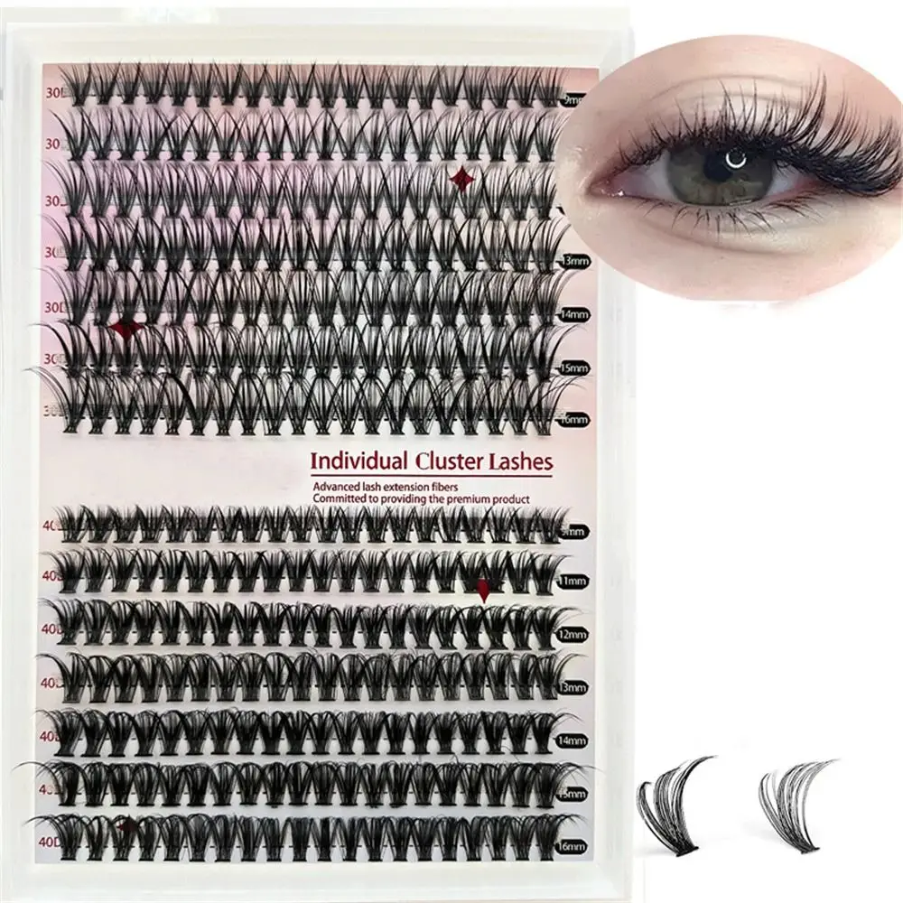 

D Curl DIY Eyelash Extension Kit 9-16mm Natural Look Individual Lashes