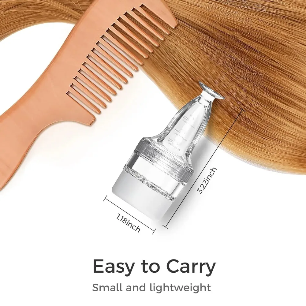 

Массажная расческа для кожи головы с эфирными маслами, многофункциональный массажер для кожи головы, для нанесения раствора миноксидила, подходит для жидких эссенций.