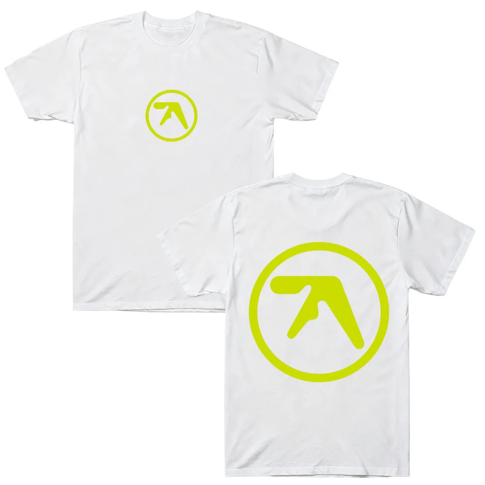 Aphex Twin Vintage Graphic T Shirt Men Women Korean Fashion Trend Short Sleeve Tshirt Men's Casual Cotton Fashion Y2K Streetwear