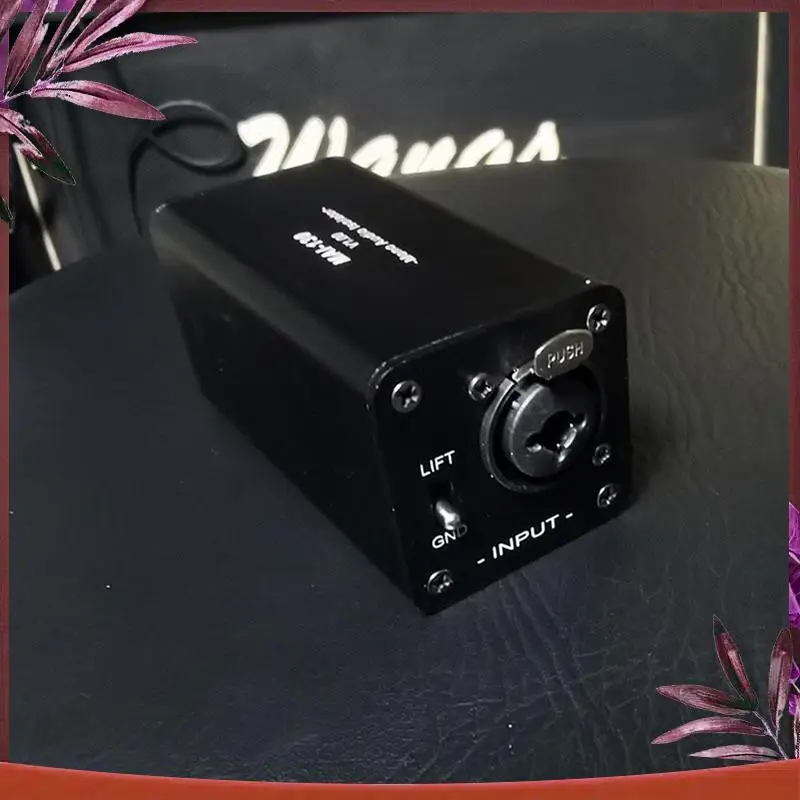 

Durable Audio Isolator Noise Reduction,Eliminates Current Noise,DI Grounding Box,6.5 XLR Mixer Audio Isolator, MAI-130 Mono Easy